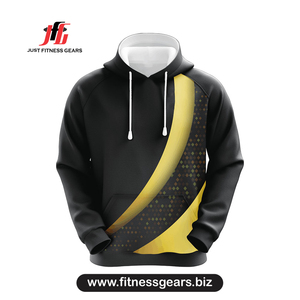 Sudaderas con estampado dorado por sublimación, ropa informal de otoño, sudaderas con sublimación de corte regular. - Product Image 1