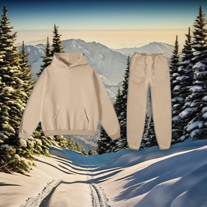 Ensemble 2 pièces pour homme : Sweat à capuche zippé imprimé respirant mi-épais, coupe régulière, sport et décontracté – Collection Hiver 2026 - Product Image 3