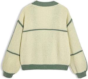 Suéter elegante de manga murciélago para mujer, jersey holgado de punto, jersey cálido de invierno, jersey de color sólido minimalista, tops femeninos - Product Image 2