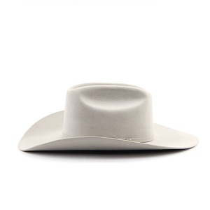 Chapeau de cowboy en cuir véritable de qualité supérieure pour hommes et femmes, chapeau de créateur, casquette de film western pour la mode en plein air - Product Image 2