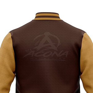 Chaqueta Letterman de Invierno para Hombre, Prenda Exterior Informal, Ajuste Cómodo, Diseñada para Uso Diario y Viajes, Moda Urbana Moderna - Product Image 5