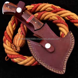 MS-Factory Industrial de alta calidad de acero de Damasco Tomahawks Uso multiusos Mango de acero de Damasco personalizable Diseño popular - Product Image 4