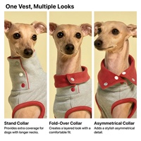 Prêt à être expédié |   Gilet thermique en tricot pour chien, antistatique, générant de la chaleur, en Dralon, pour les promenades en automne, OEM ODM, logo personnalisé, en stock