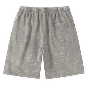 Wholesale <b>Vintage</b> <b>Men's</b> <b>Shorts</b> High Quality Heavyweight Acid Washed Quick Dry Streetwear Sun-Faded Look Pockets Solid Pattern - Product Image 3