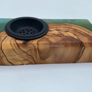 Quemador de madera y resina epoxi inspirado en el arte moderno para fragancia de Oud árabe clásico y decoración de habitaciones precio al por mayor de La India - Product Image 5