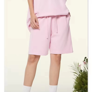 Shorts deportivos para hombre de algodón y poliéster grueso con logotipo personalizado - Product Image 1