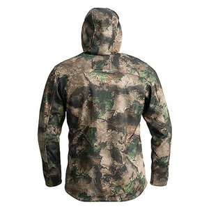 Veste polaire à capuche en velours côtelé unie pour homme, coupe-vent décontractée, idéale pour la chasse, hiver - Product Image 3