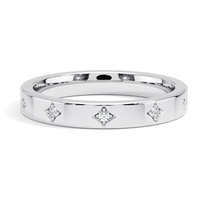Anillo de Compromiso Apilable con Diamante Cultivado en Laboratorio de Corte Redondo, Oro Sólido de 9K, 10K, 14K, 18K, Color DEF, Claridad VS VVS, Certificado IGI, Anillo de Boda - Product Image 3