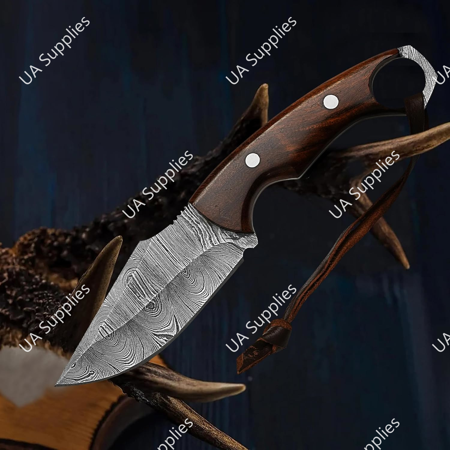 Damascus Steel & Rosewood