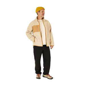 Veste polaire homme d'extérieur 330 GSM anti-boulochage chaude respirante entièrement zippée col montant randonnée trekking décontractée OEM personnalisable - Product Image 4