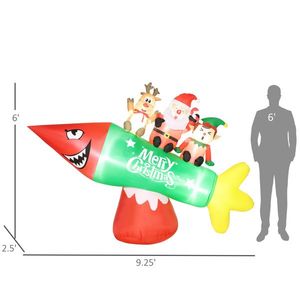 Christmas Snowman <b>Inflatable</b> Outdoor Holiday Yard Decorations Festive Christmas Decor for Your Home or <b>Garden</b> - Product Image 3