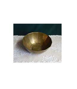 Cuenco de latón con acabado antiguo para servir, cuenco decorativo para cocina y comedor, para servir frutos secos, bocadillos y comida tradicional. - Product Image 2