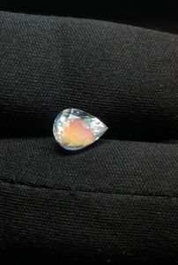 natural faceted multifire <b>rainbow</b> moonstone pear cut.african <b>rainbow</b> moonstone pear cut. - Product Image 1