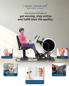 Recumbent Elliptical Cross Trainer Upper and Lower Limbs Rehabilitation Equipment Recumbent Stepper Active Training Hospital Mac - Product Image 4