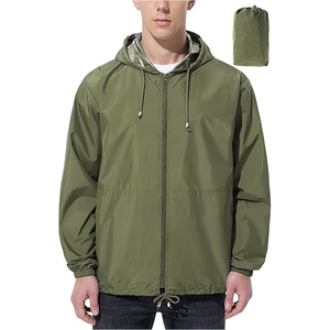 Veste coupe-vent OEM pour homme, imperméable, coupe-vent, veste d'entraînement en plein air, manteau de sport de plein air - Product Image 1