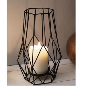 <b>Black</b> Finishing Hand Engraved <b>Candle</b> <b>Stick</b> Stand Wedding & Home Decoration Designer Metal <b>Candle</b> Votive Holder Set of 3 - Product Image 2