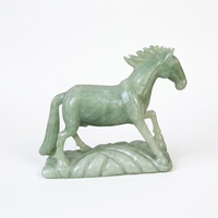 Figurine d'animal en onyx sculptée à la main, personnalisée, motif cheval, prix bas, haute qualité, fabriquée au Pakistan, design de logo personnalisé