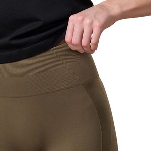 Legging léger marron olive pour femme, coupe compressive, taille haute, extensible, pour l'entraînement, le yoga et les activités sportives - Product Image 6