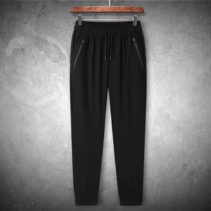 Pantalon pour homme de qualité supérieure, décontracté élégant, élastique, respirant, en polyester/coton, confortable, coupe ajustée, en molleton - Product Image 3