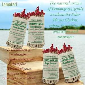 ชุดธูปเชือกตะไคร้สไตล์ธิเบตทำด้วยมือสำหรับชาวเนปาลส่งออกธูปกระดาษหอมหวานธรรมชาติ4ชิ้น - Product Image 6