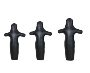 Maniquí de Boxeo de PU Negro, Relleno de Esponja, Equipo de Entrenamiento Duradero para Práctica de Artes Marciales para Adultos - Product Image 2
