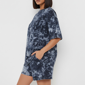 Ropa Deportiva al por Mayor 100% Algodón para Mujer, Corte Regular, Estilo Urbano, Encaje, Color Sólido, Forro Polar Grueso, Bordado Personalizable - Product Image 5