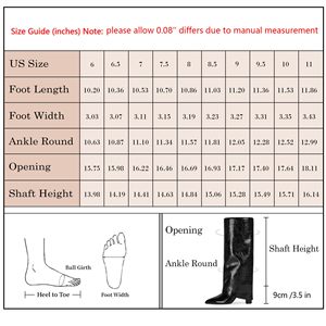 Wholesale <b>Ladies</b> Autumn Winter <b>Knee</b> <b>High</b> <b>Boots</b> Plus Size Lace Up Square Heel Women Shoes Crystal Embroidery <b>Black</b> Pakistan Made - Product Image 6