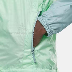 Chaqueta Deportiva Impermeable y Cortavientos de Nailon, Precio al por Mayor, Chaqueta Deportiva Cortavientos Lisa - Product Image 4