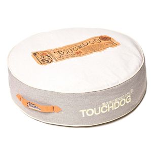 Original Classical Denim Toned Plush Raised Dog <b>Bed</b> with Surround View <b>Comfortable</b> Pet <b>Beds</b> - Product Image 1