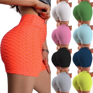 Servicios OEM ODM, Pantalones Cortos Deportivos para Mujer, Tejido Jacquard Elástico en 4 Direcciones, Soporte para la Parte Inferior del Cuerpo, para Levantamiento de Pesas - Product Image 4
