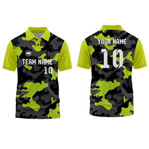 <b>Best</b> Selling Cricket Jersey Custom Shirt Teams Lightweight Breathable Quick Dry Eco-Friendly Sublimation 100% Polyester - Product Image 1