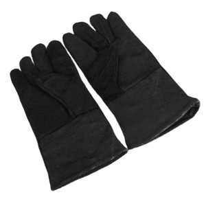 Guantes de Seguridad de Cuero Vacuno Resistentes al Calor y a los Cortes para Soldadura y Barbacoa, en Oferta - Product Image 2