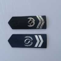Épaulettes tactiques personnalisées pour uniforme, insignes d'épaule, épaulettes de grade en coton lavable découpées au laser
