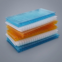 Plaques de polycarbonate multicouches à haute résistance avec conception autoportante et emboîtable pour murs-rideaux et toitures