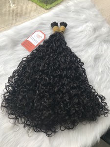 Meilleur prix de gros 100% extensions de cheveux humains cheveux bouclés birmans en vrac du Vietnam longueur de 8 à 34 pouces - Product Image 4