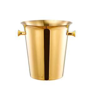 Cubo de hielo metálico de gran venta, diseñado para uso en interiores y exteriores, con amplia apertura para un fácil acceso a los cubos de hielo. - Product Image 4