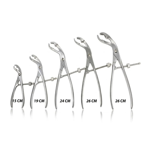Juego de Pinzas Quirúrgicas ORL Manuales Autocentrantes para Sujeción Ósea, de Acero Inoxidable, para Fijación y Reducción de Fracturas Ortopédicas - Product Image 1