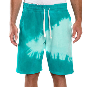 Pantalones Cortos Tie Dye Premium para Hombre, Confeccionados con Tela de Mezcla de Algodón Suave, Estilo Relajado y Excelente Comodidad para Actividades Diarias - Product Image 1