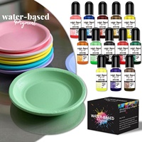 Pigments à base d'eau de haute qualité pour la coloration des modèles en plâtre, pigments pour l'artisanat en plâtre DIY avec résine de plâtre.