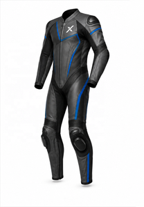 Combinaison de moto en cuir une pièce X Road Performance |   Noir Vert |   Fabricant OEM ODM |   Qualité de conception haut de gamme |   Vêtements de course - Product Image 3