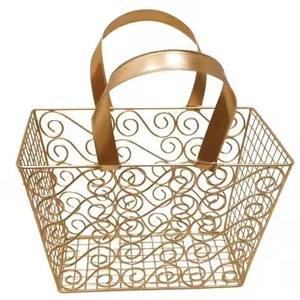 Cesta de regalo metálica para frutas, pan y otros alimentos, cesta organizadora para cocina. - Product Image 4