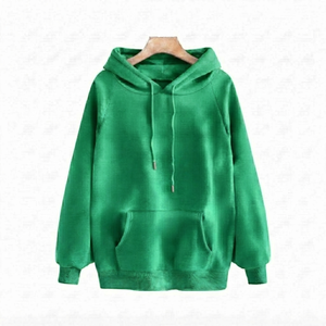 Sudadera con Capucha DROGEN EXPORT de Primera Calidad, Verde, Personalizada, Lisa, Corte Regular, Transpirable, de Secado Rápido, Unisex, de Invierno, de Poliéster/Algodón - Product Image 1