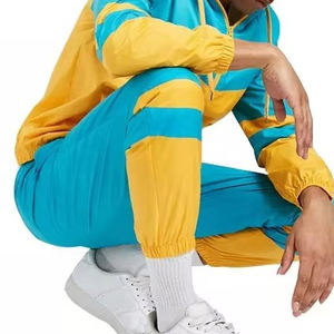 Custom Men Reversible Eco-Friendly Oversized Fit Polyester/Nylon <b>Wind</b> <b>Breaker</b> Outerwear Sets 2 1 Design Active Trackpants - Product Image 5