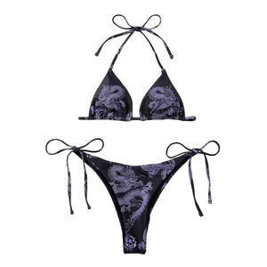 Ensemble de bikinis de luxe pour femmes, respirant, pour l'été, maillots de bain sexy, vêtements de plage pour femmes - Product Image 2