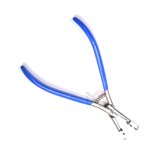 Pince à cheveux en acier inoxydable de qualité supérieure pour extensions de cheveux à la kératine, outil de coiffure, design personnalisé - Product Image 4