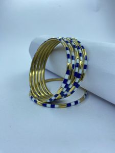 Unique Design Fashion <b>Brass</b> Bangles Imitation Pearl for Women Stylish Ethnic Jewelry Party Wear Gift Collection Available Sale - Product Image 6