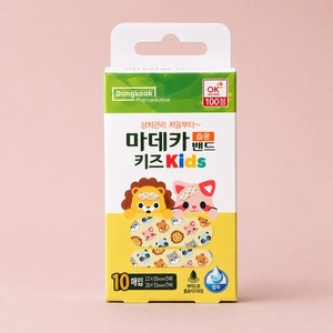 Pansements hydrocolloïdes imperméables pour enfants Dongkook Madeca avec motif rond, 10 feuilles, vente en gros - Product Image 3