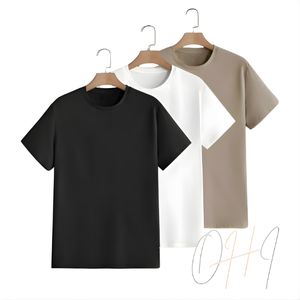 Camiseta Básica Personalizable al por Mayor para Hombre, 100% Algodón, Impresión Personalizada, Ecológica, Transpirable, de Secado Rápido, Corte Holgado, Informal - Product Image 1