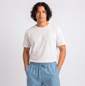 Pantalon d'été ample pour homme 100% nylon polyester, taille mi-haute élastique avec cordon de serrage, jogger de haute qualité, pantalon décontracté et sportif pour homme - Product Image 4