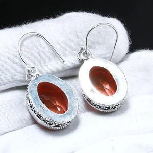 Elegantes Pendientes de Aro con Morganita Rosa en Plata de Ley 925, Joyería Fina Hecha a Mano para Mujer - Product Image 3